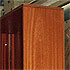 Close-up detail of a built-in drinks cabinet